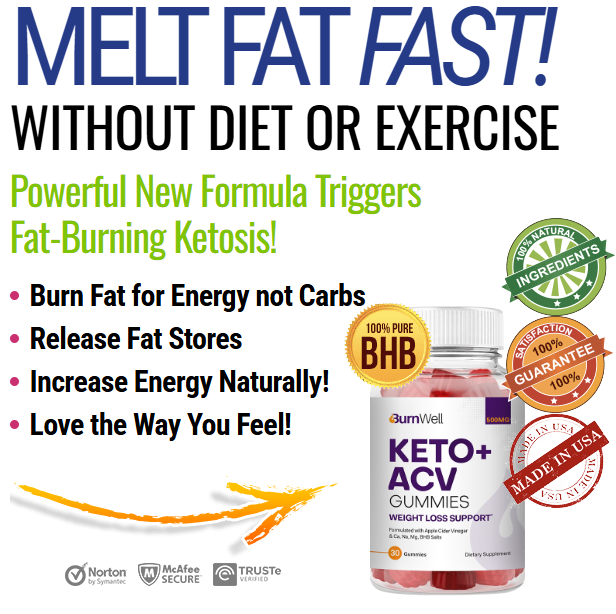 BurnWell Keto+ ACV Gummies