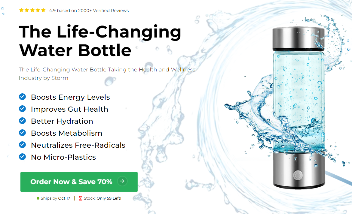 LifeWater Hydrogen Bottle