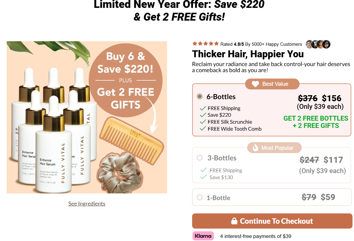 FullyVital Hair Serum