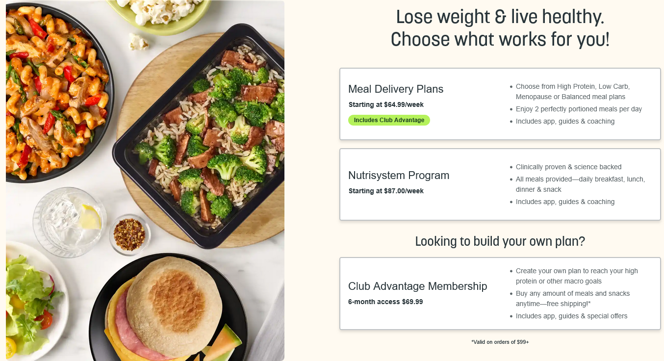 Nutrisystem $30 Off First Week
