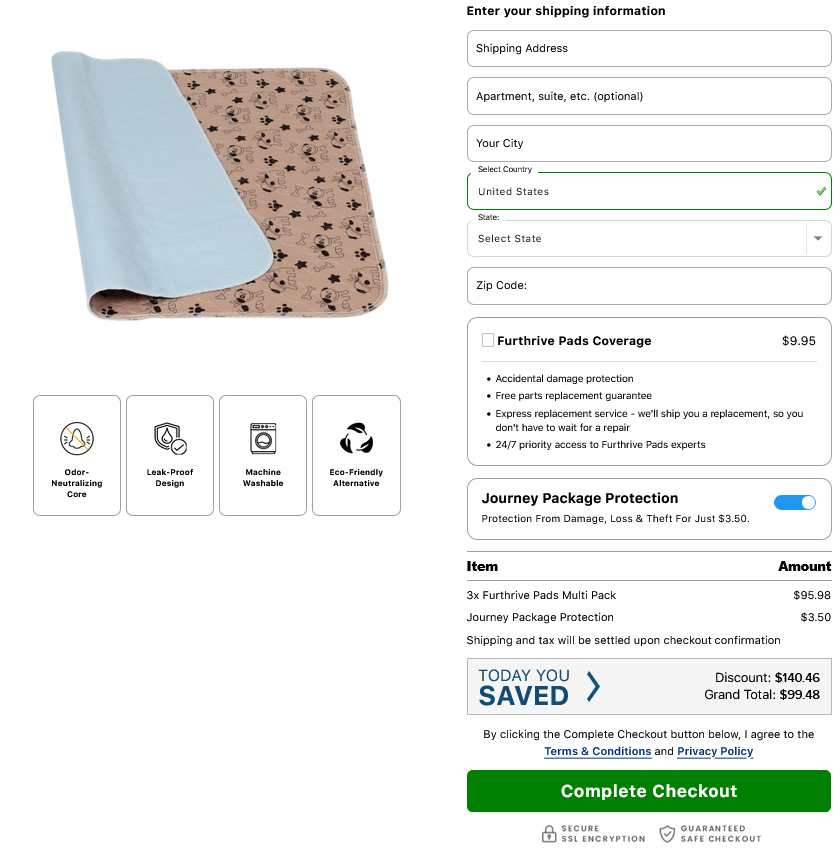 FurThrive Pads