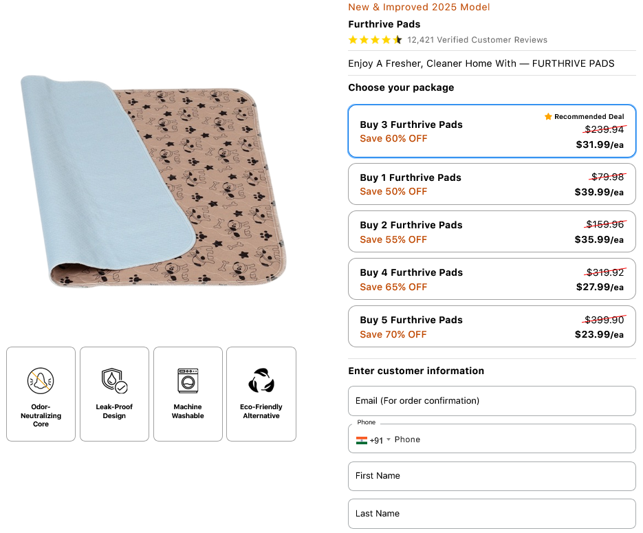 FurThrive Pads