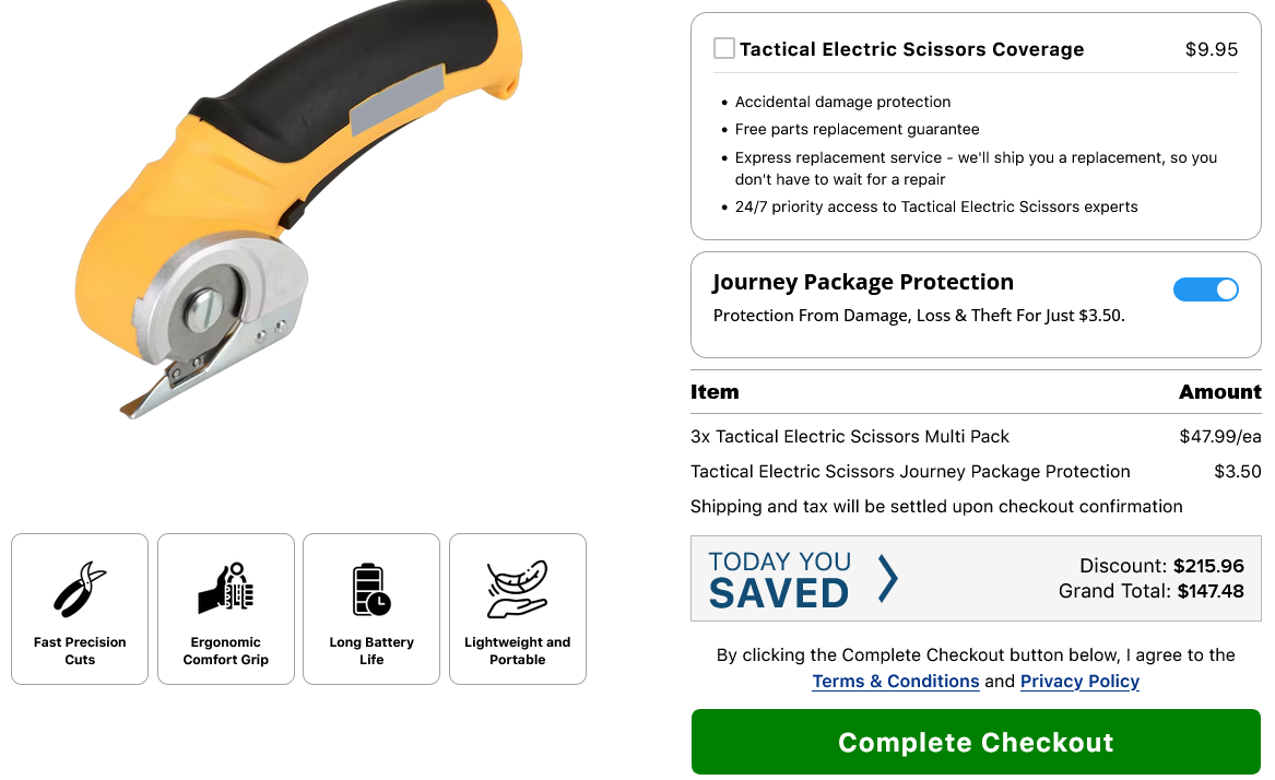 Tactical Electric Scissors