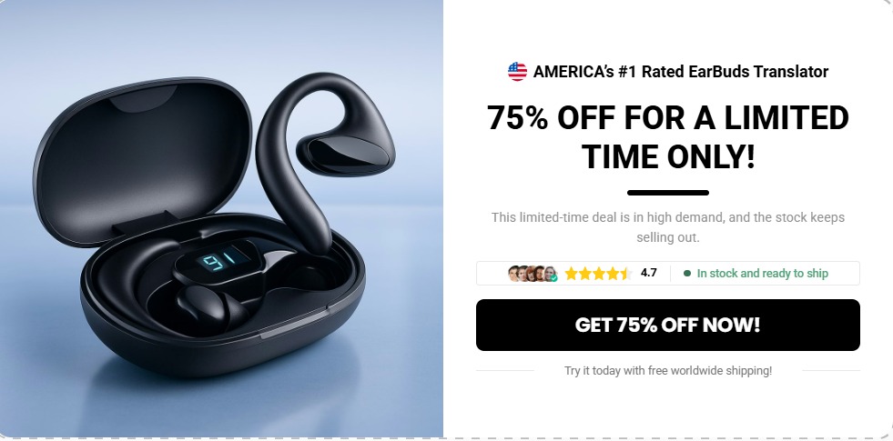 SonaBuds Translating Earbuds